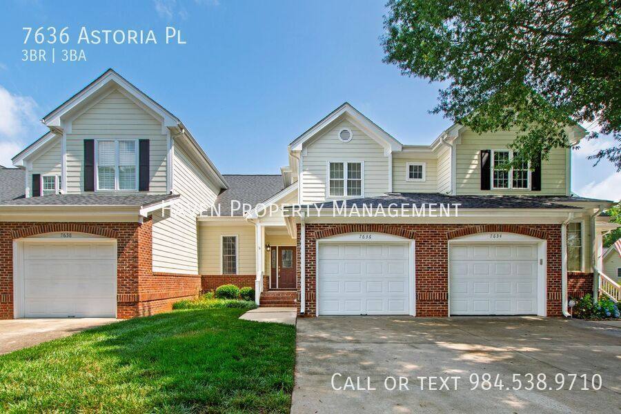Townhouse for rent at 7636 Astoria Place, Raleigh, NC 27612