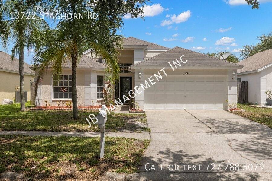 House for rent at 13722 Staghorn Rd, Tampa, FL 33626
