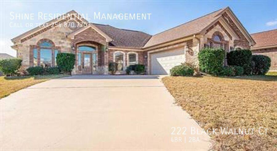 House for rent at 222 Black Walnut Court, Nolanville, TX 76559