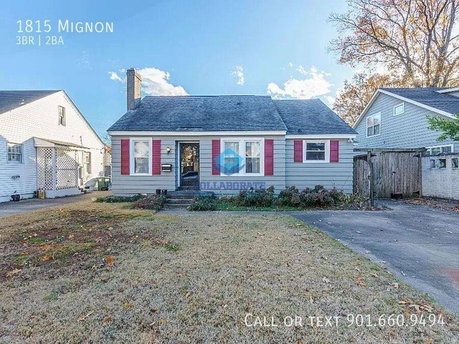House for rent at 1815 Mignon, Memphis, TN 38107