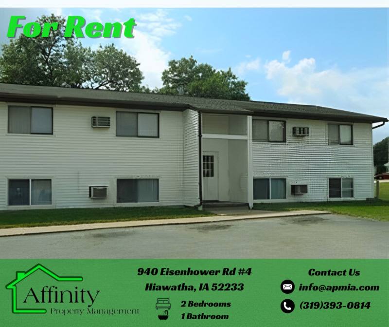 Apartment for rent at 940 Eisenhower Rd #4, Hiawatha, IA 52233