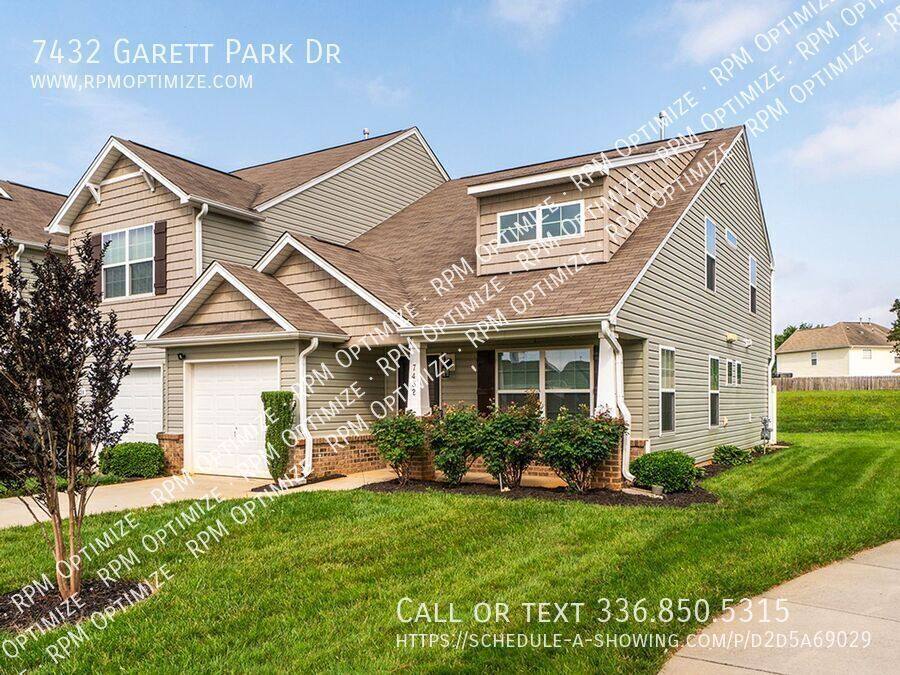 Townhouse for rent at 7432 Garett Park Dr, Whitsett, NC 27377