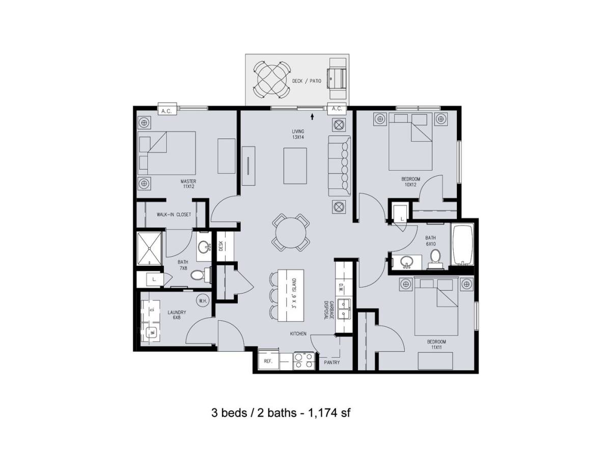 Apartment for rent at 4461 12th St W, Dickinson, ND 58601