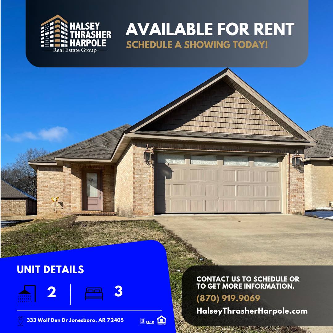 House for rent at 333 Wolf Den Dr, Jonesboro, AR 72405