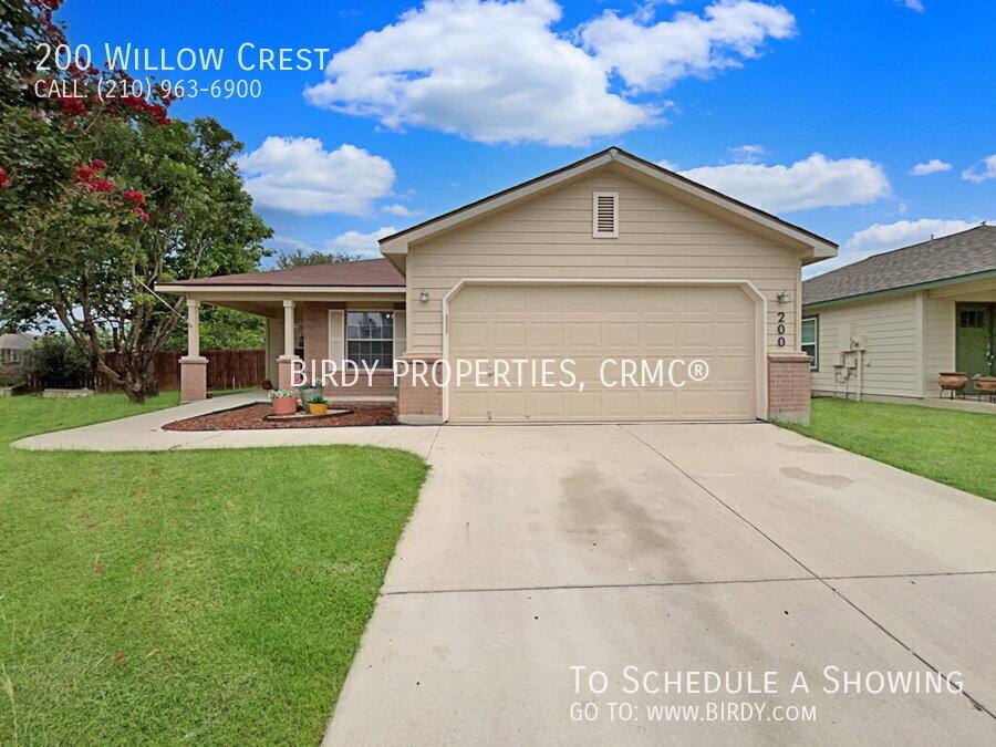 House for rent at 200 Willow Crest, Cibolo, TX 78108