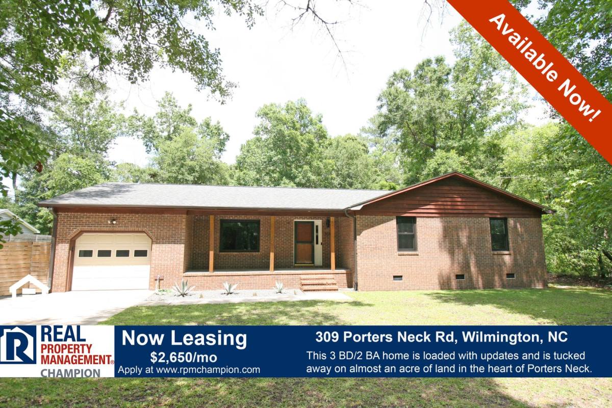 House for rent at 309 Porters Neck Rd, Wilmington, NC 28411