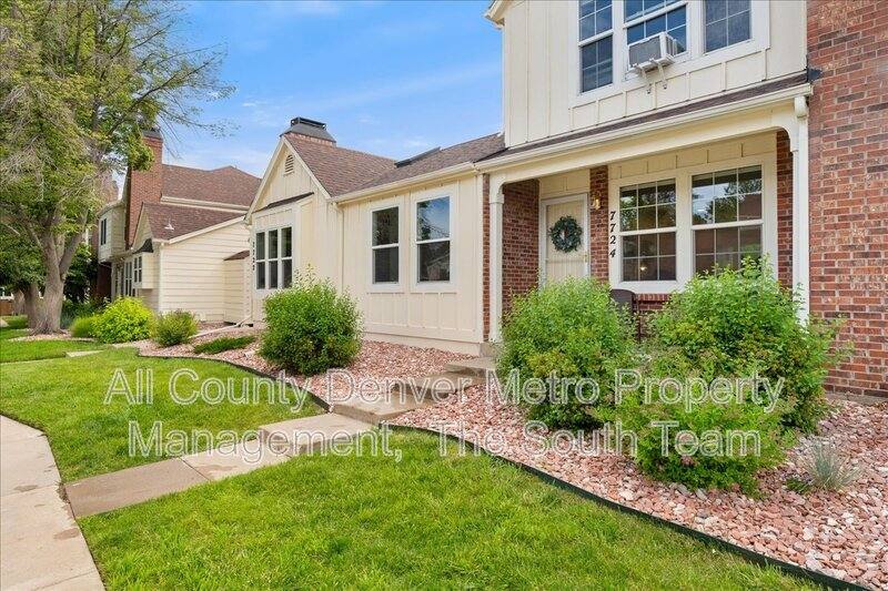 Townhouse for rent at 7724 S Steele St, Littleton, CO 80122