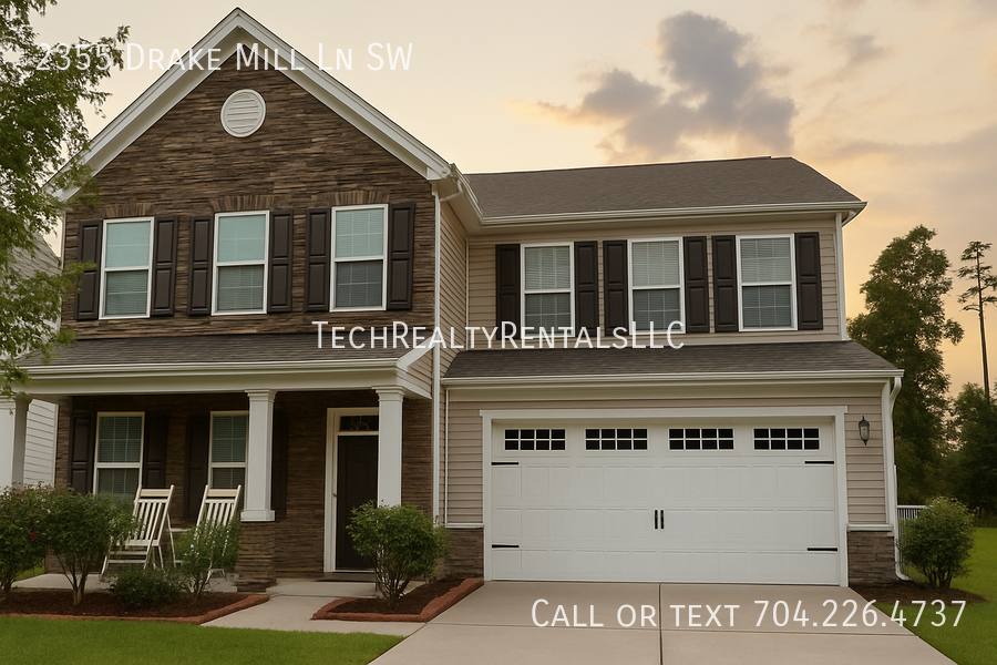 House for rent at 2355 Drake Mill Lane SW, Concord, NC 28025