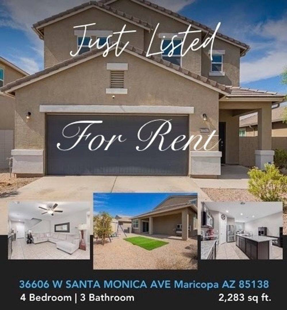 House for rent at 36606 W Santa Monica Ave, Maricopa, AZ 85138