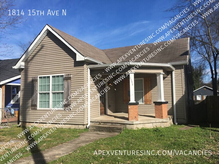 House for rent at 1814 15th Ave N, Nashville, TN 37208