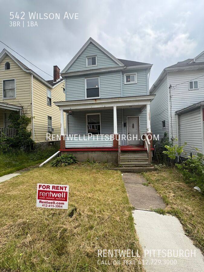 House for rent at 542 Wilson Ave, Clairton, PA 15025