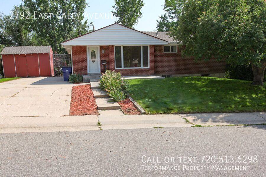 House for rent at 2792 E Caley Ave, Littleton, CO 80121