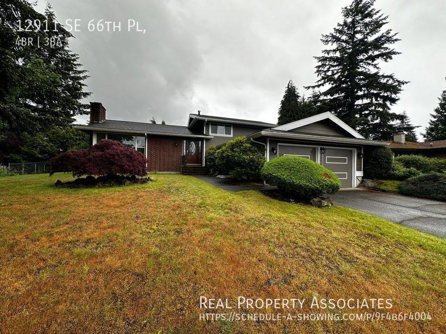 House for rent at 12911 SE 66th Place, Bellevue, WA 98006