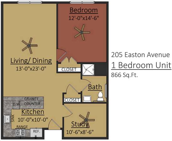 Apartment for rent at 205 Easton Ave, New Brunswick, NJ 08901