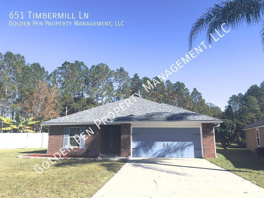 House for rent at 651 Timbermill Lane, Orange Park, FL 32065