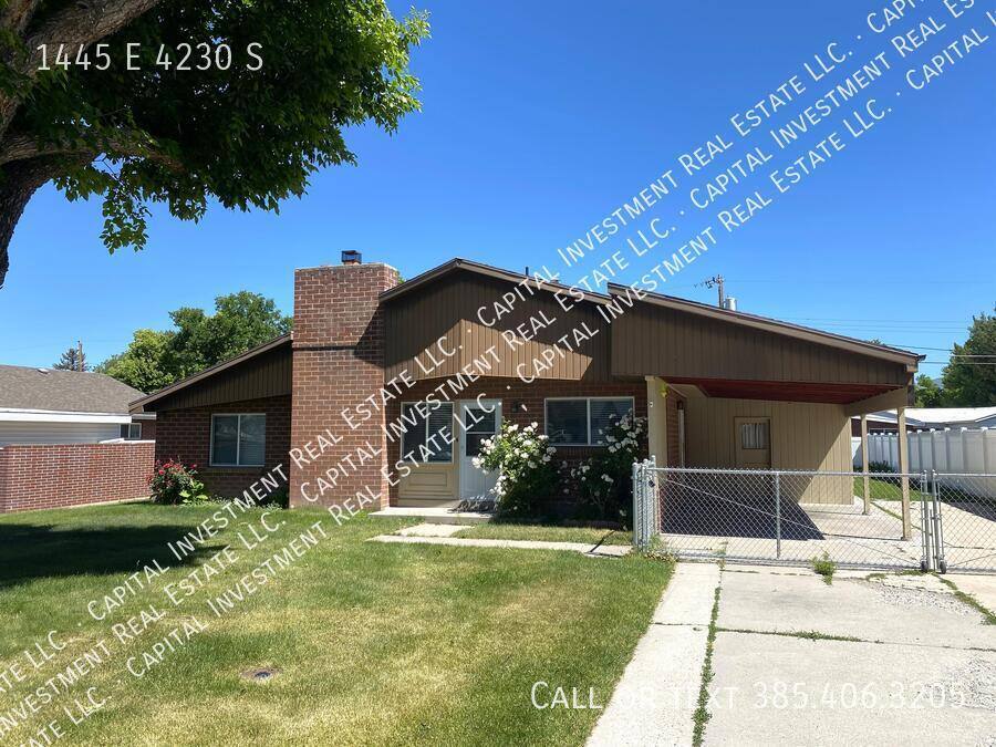 House for rent at 1445 E 4230 S, Salt Lake City, UT 84124
