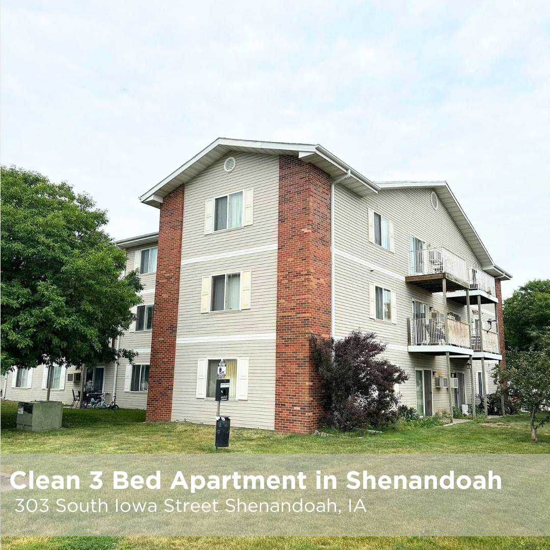 Apartment for rent at 302 303 S Iowa St, Shenandoah, IA 51601