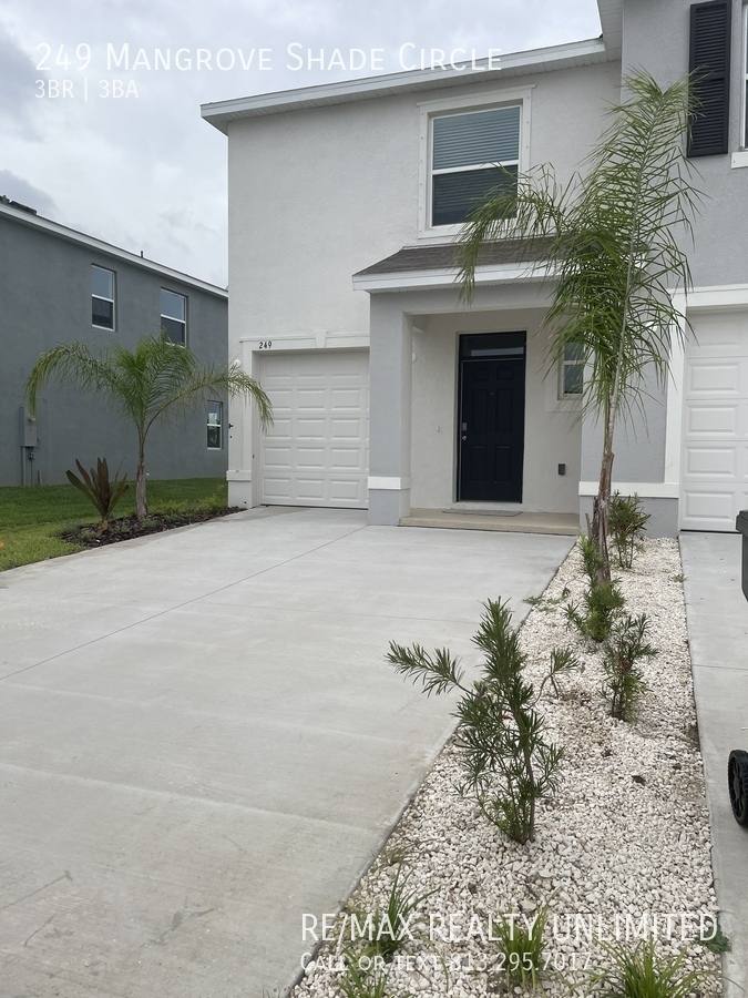 Townhouse for rent at 249 Mangrove Shade Circle, Apollo Beach, FL 33572
