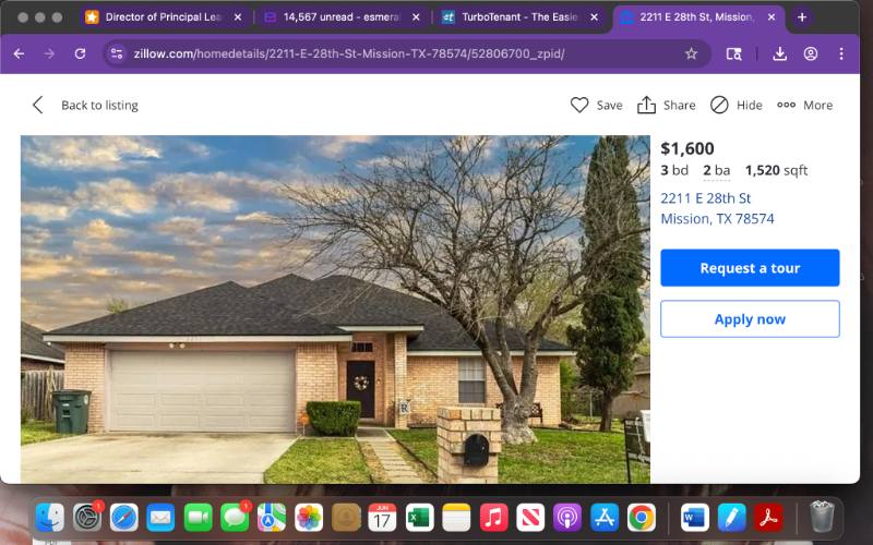 House for rent at 2211 E 28th St, Mission, TX 78572