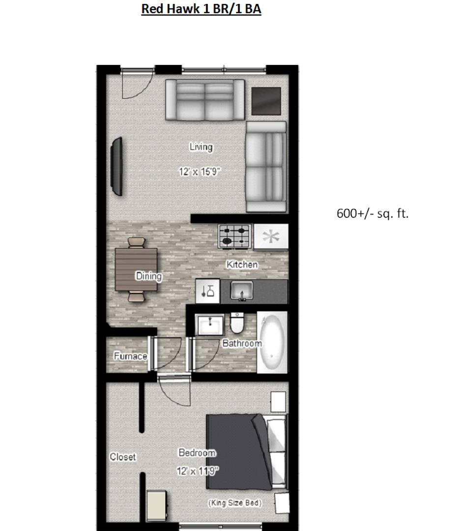 Apartment for rent at 2522-2531 Redbud Lane, Lawrence, KS 66046