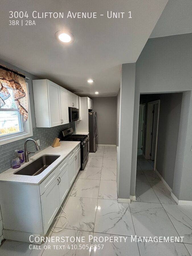 Apartment for rent at 3004 Clifton Ave #1, Baltimore, MD 21216