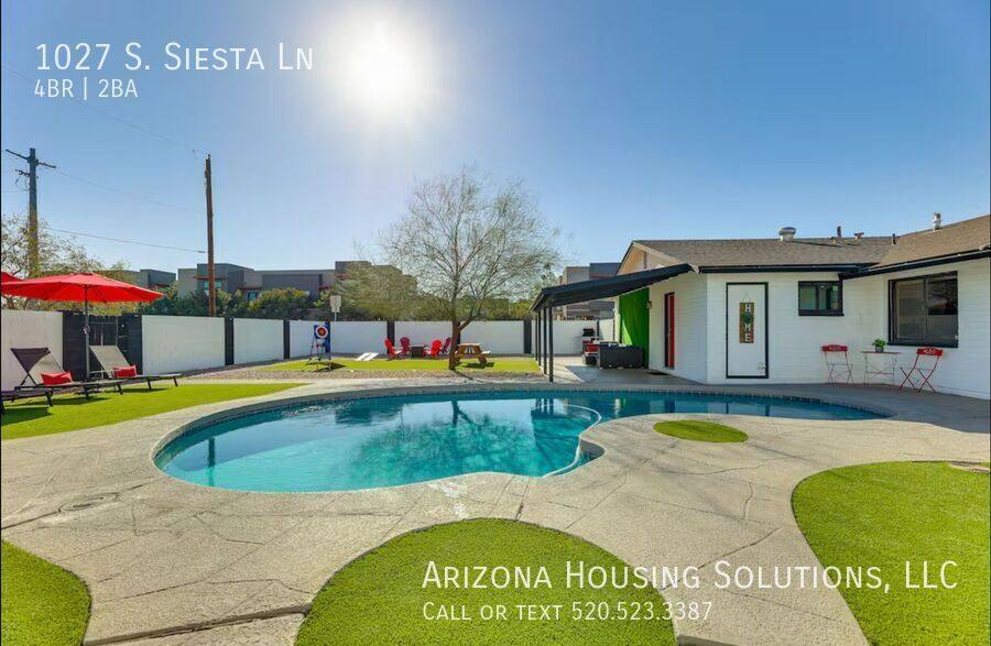 House for rent at 1027 S Siesta Lane, Tempe, AZ 85281