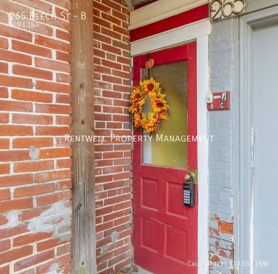 Apartment for rent at 265 Beech St #B, Pottstown, PA 19464