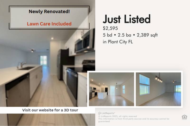 House for rent at 3521 Great Park Court, Plant City, FL 33565