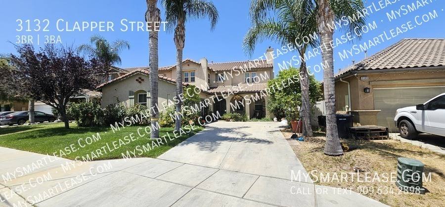 House for rent at 3132 Clapper St, Perris, CA 92571