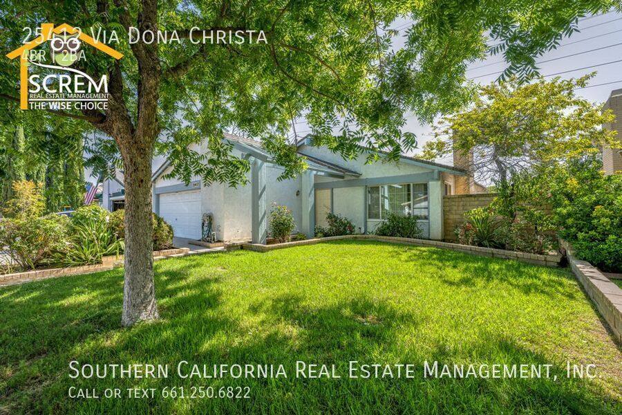 House for rent at 25412 Via Dona Christa, Valencia, CA 91355
