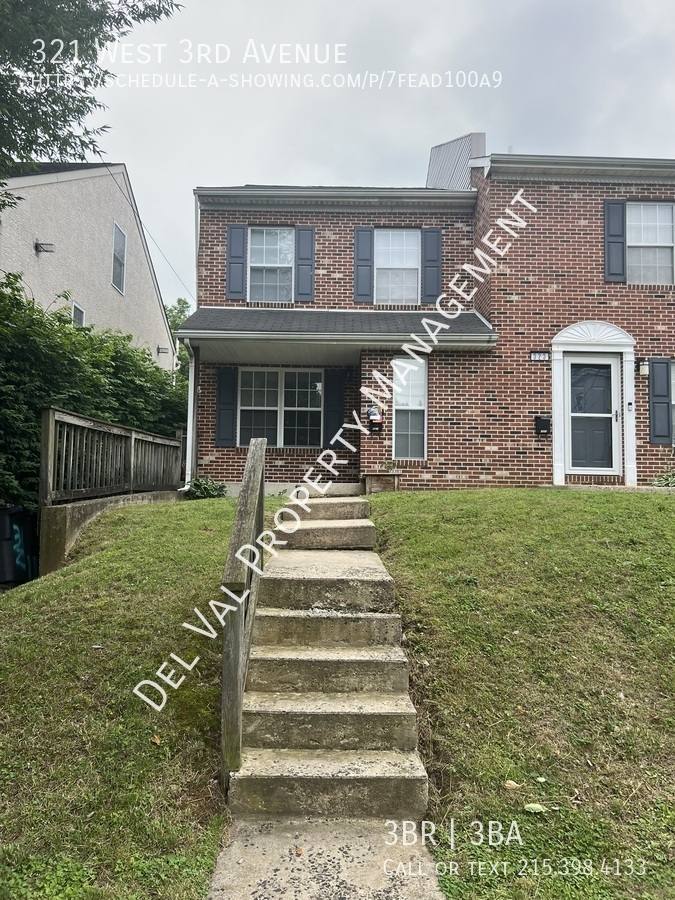 Townhouse for rent at 321 W 3rd Ave, Conshohocken, PA 19428