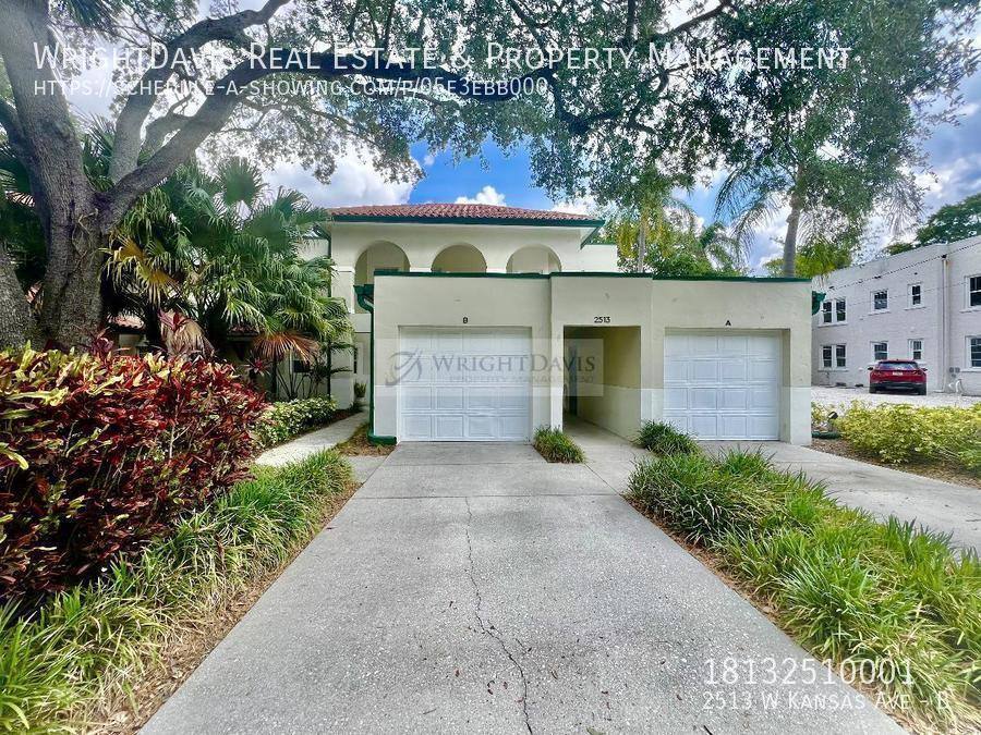 Townhouse for rent at 2513 W Kansas Ave #B, Tampa, FL 33629