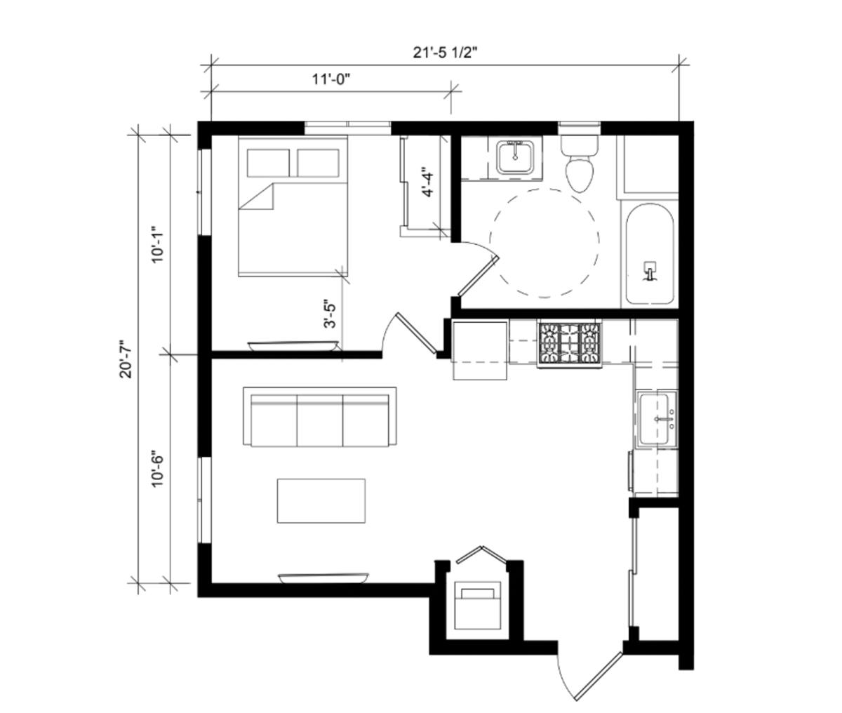 Apartment for rent at 5400 Carpenter Ave, Valley Village, CA 91607
