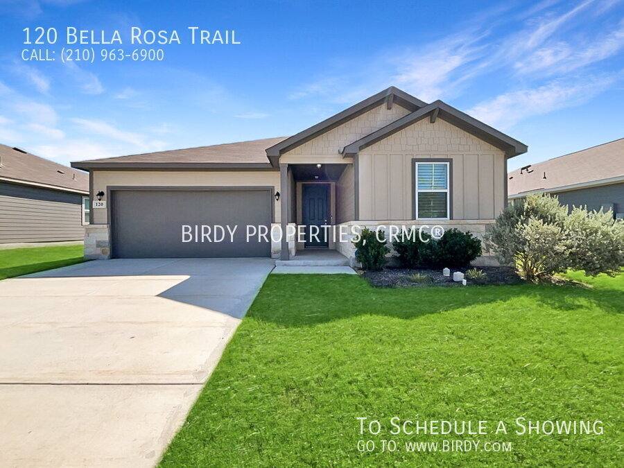 House for rent at 120 Bella Rosa Trail, Cibolo, TX 78108