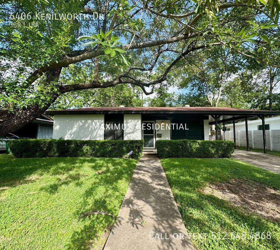 House for rent at 6406 Kenilworth Dr, Austin, TX 78723