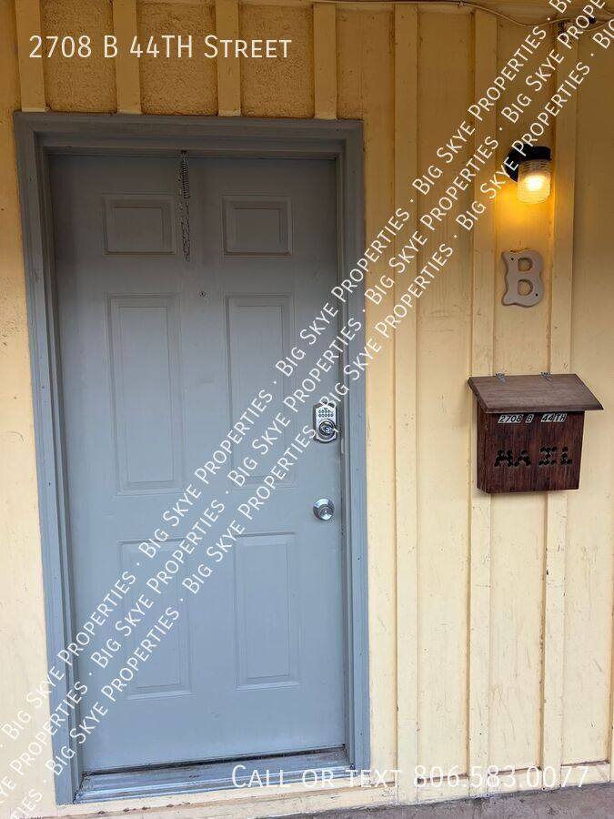 Apartment for rent at 2708 B 44th St, Lubbock, TX 79413