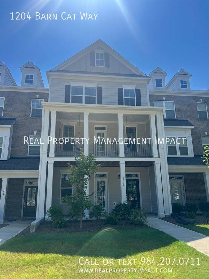 Townhouse for rent at 1204 Barn Cat Way, Apex, NC 27502
