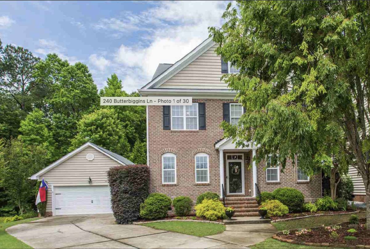 House for rent at 240 Butterbiggins Lane, Apex, NC 27539