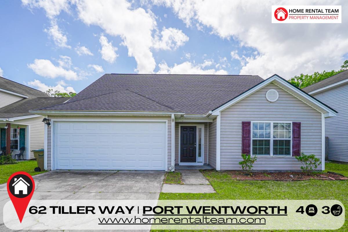 House for rent at 62 Tiller Way, Port Wentworth, GA 31407