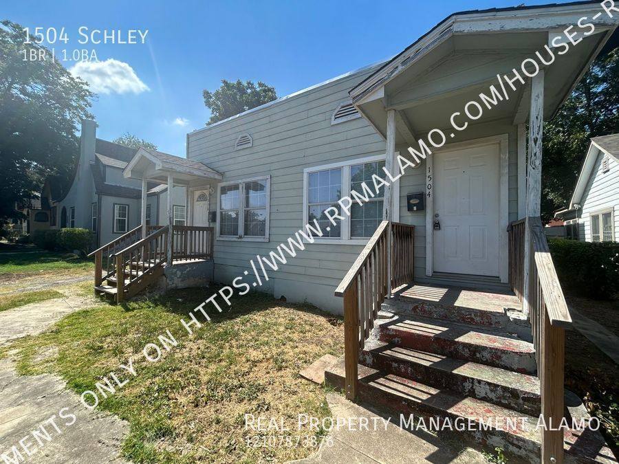 House for rent at 1504 Schley, San Antonio, TX 78210