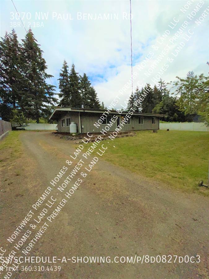 House for rent at 3070 NW Paul Benjamin Rd, Bremerton, WA 98312