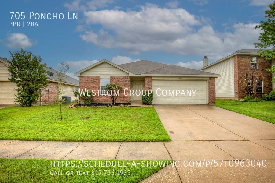 House for rent at 705 Poncho Lane, Haslet, TX 76052