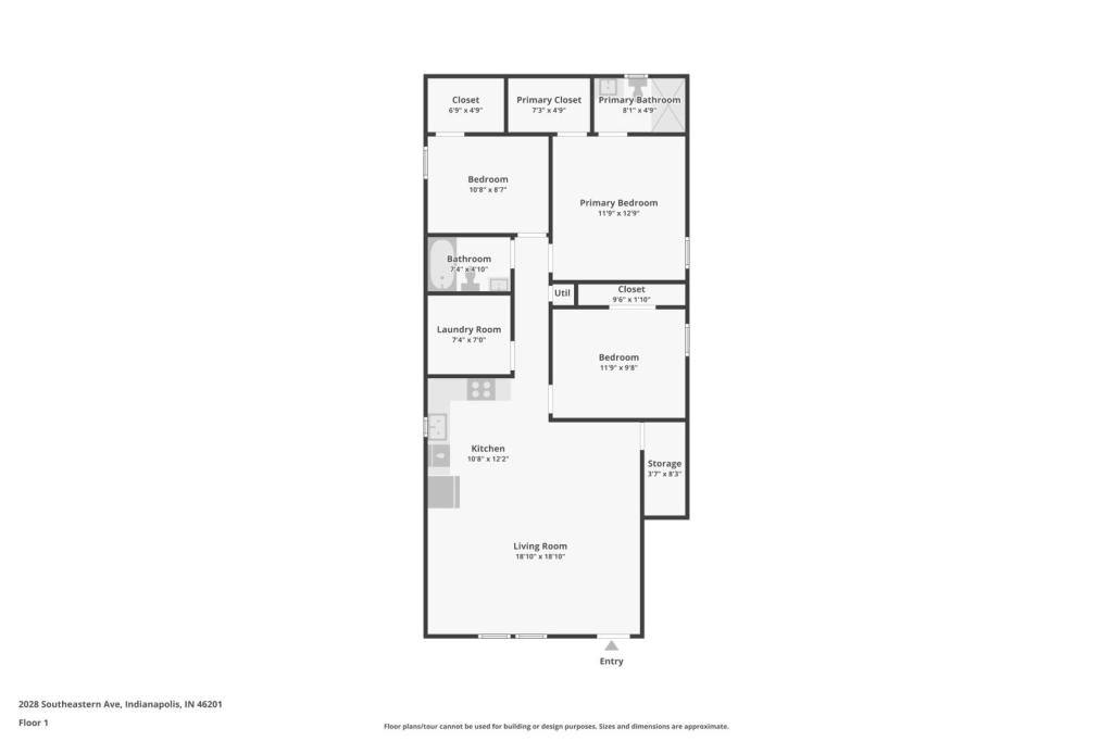 House for rent at 1853 Montcalm, Indianapolis, IN 46202
