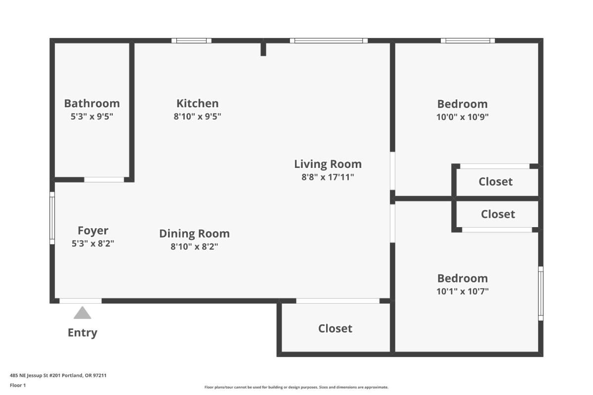 Apartment for rent at 485 NE Jessup St #302, Portland, OR 97211