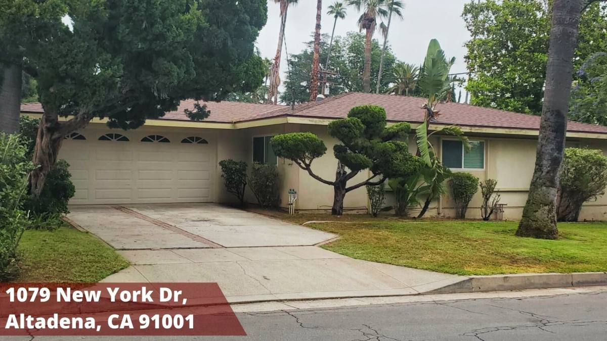 House for rent at 1079 New York Dr, Altadena, CA 91001