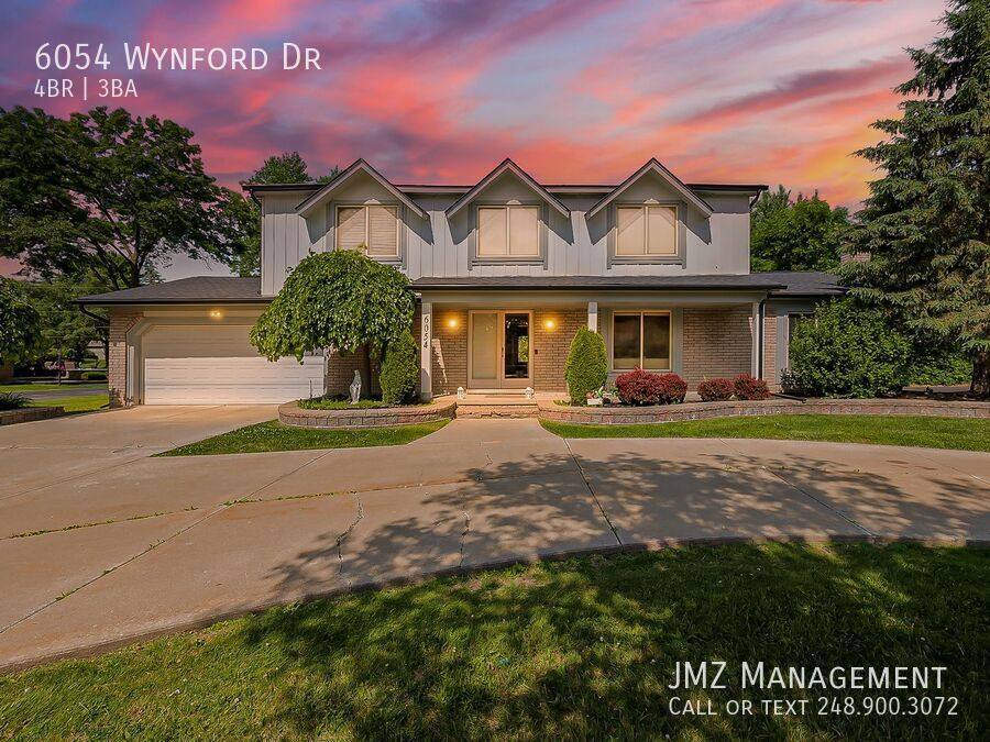 House for rent at 6054 Wynford Dr, West Bloomfield, MI 48322