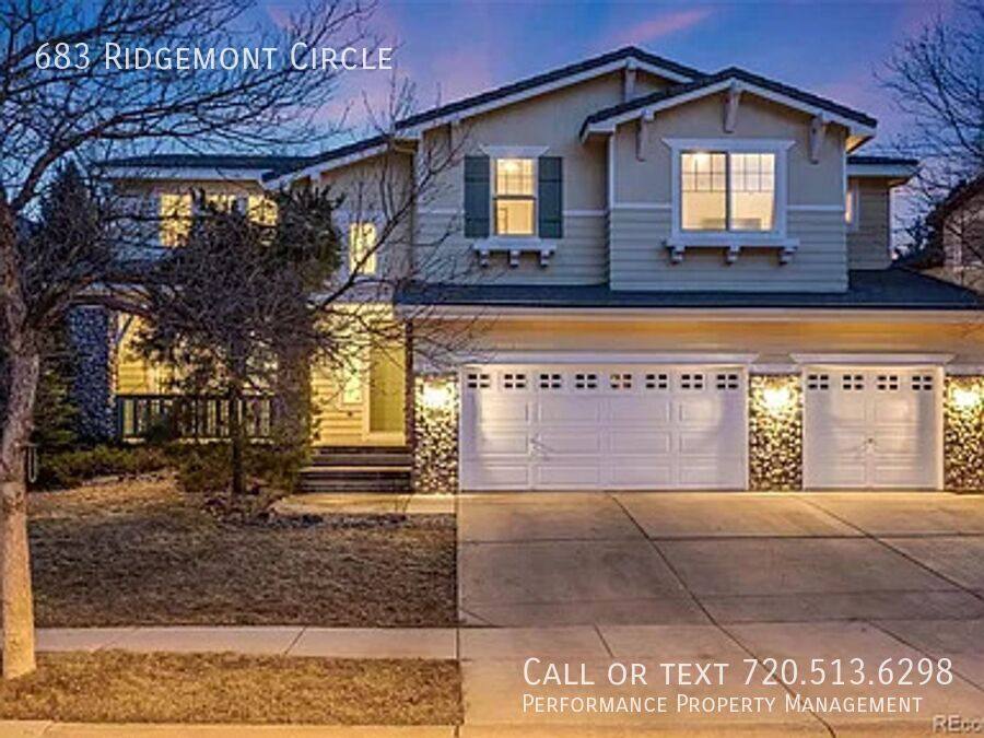 House for rent at 683 Ridgemont Circle, Littleton, CO 80126