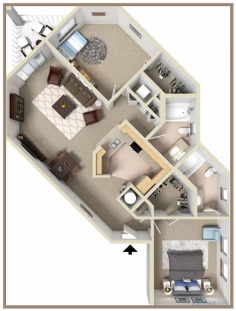 Apartment for rent at 1961 Brandywine Rd, West Palm Beach, FL 33409