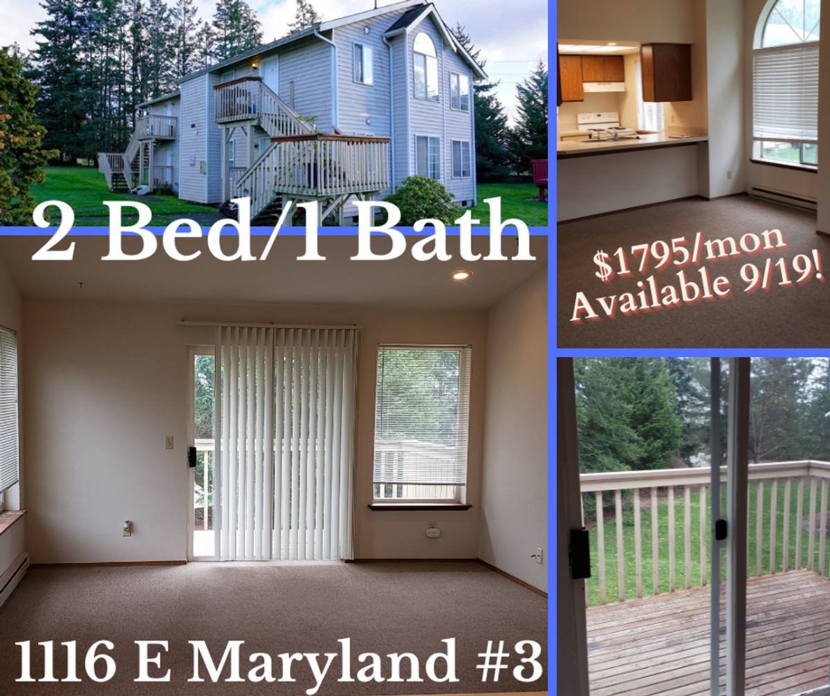 Apartment for rent at 1116 E Maryland St, Bellingham, WA 98226