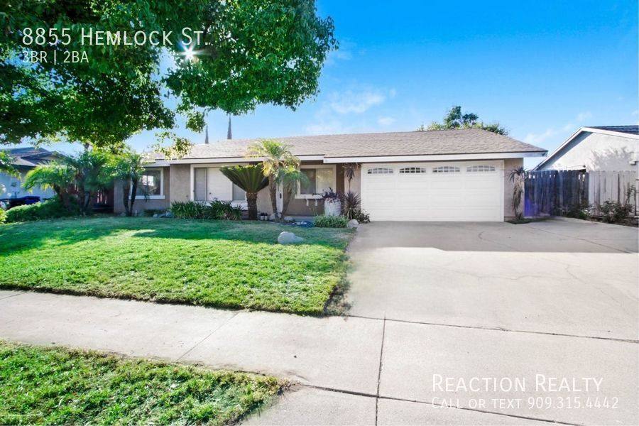 House for rent at 8855 Hemlock St, Rancho Cucamonga, CA 91730
